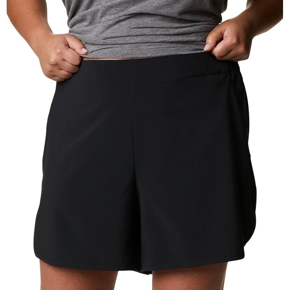 Columbia Womens Pleasant Creek Stretch Shorts-50‎ UPF Omni-Shade Black Size 3XL